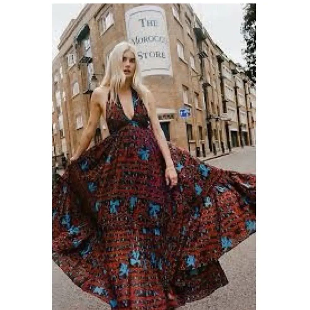 Free People Zandra Rhodes Super Nova Maxi Dress